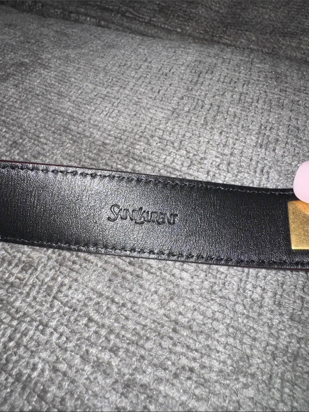 Saint Laurent Charniere belt